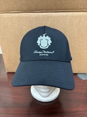 Trump National Golf Club Jupiter Sun Day Red Adjustable SnapBack Black Hat Cap